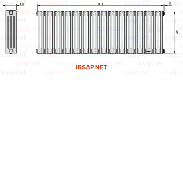 Радиатор IRSAP Tesi 40900/35 T14 CL 01